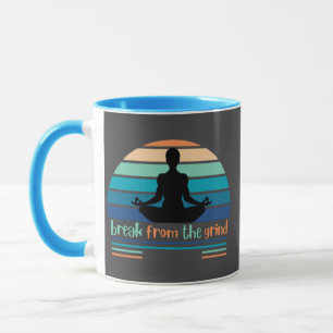 Taza de café de meditación