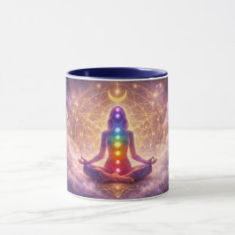 Taza de café de meditación de Chakra Espiritual