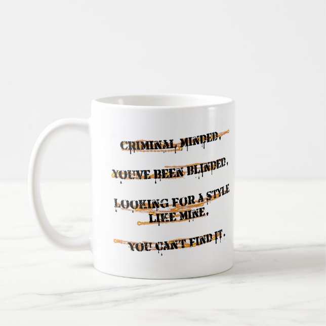Taza De Café De mente criminal (Izquierda)