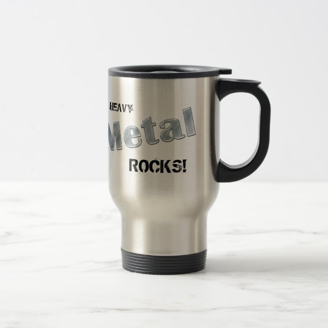 Taza de café de metales pesados del viaje de la (Derecha)