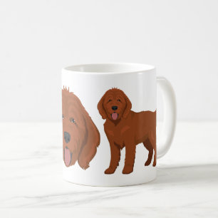 Taza de café de mezcla de perro Goldendoodle