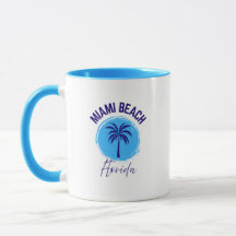 Taza de café de Miami Beach Florida