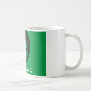 Taza de café de Michelle O. Ceramic del club,