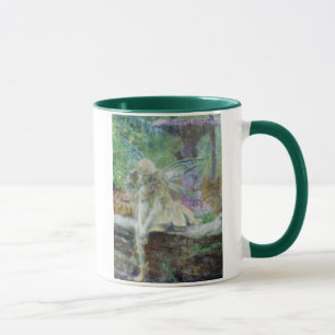Taza de café de mirada de hadas