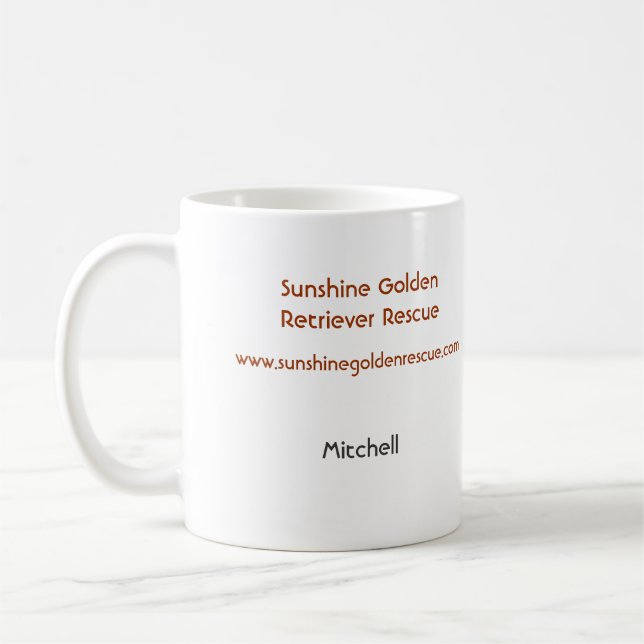 Taza de café de Mitchell - goldens de la sol (Izquierda)