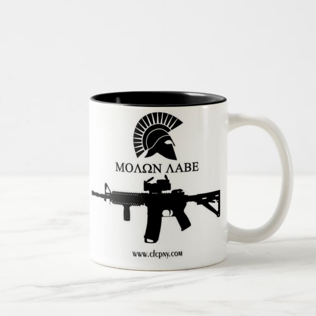 Taza de café de Molon Labe (Derecha)