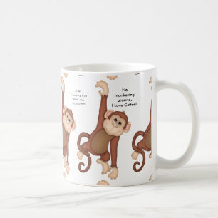 Taza de café de monos y de refranes