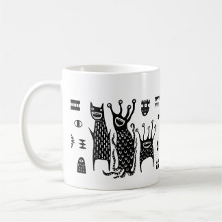 Taza de café de monstruo lindo – Taza de cerámica