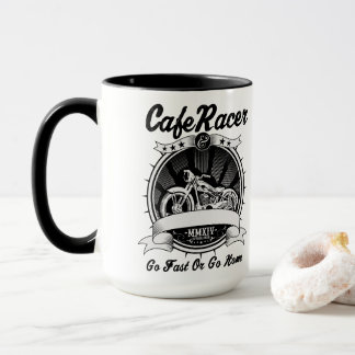 Taza de café de motocicleta