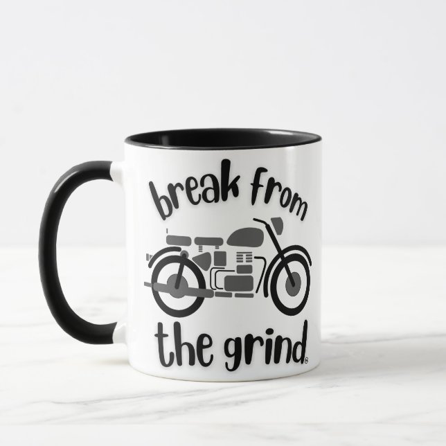 Taza de café de motocicleta 2 (Izquierda)