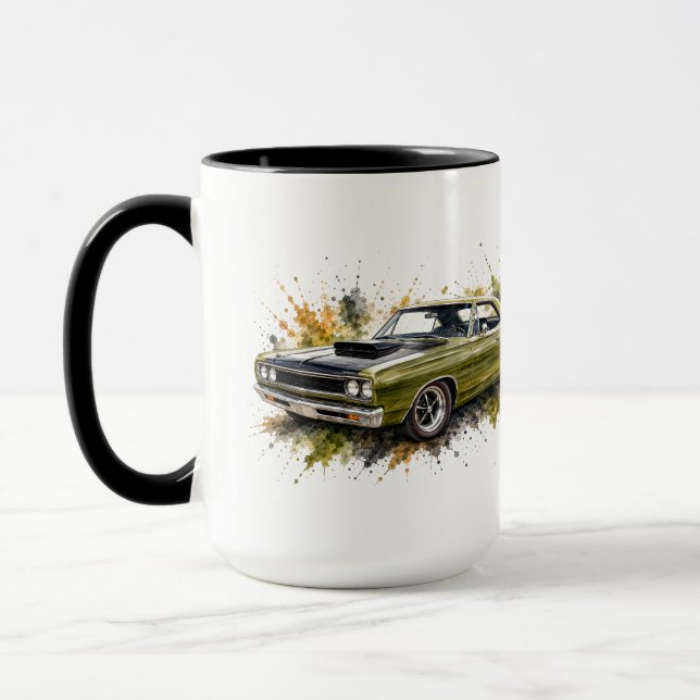 Taza de café de Muscle Car americano (Izquierda)