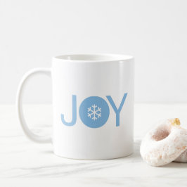 Taza de café de Navidad Blue Joy