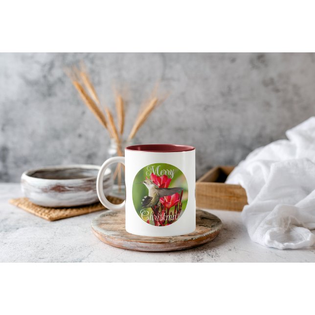 Taza de café de Navidad con colibrí (Subido por el creador)