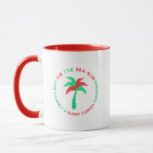 Taza de café de Navidad en Florida - Es la época d