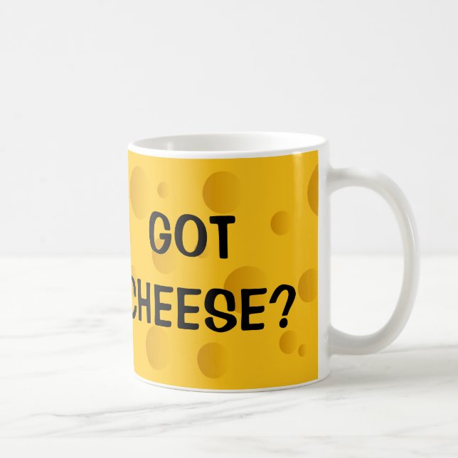 Taza de café de Novely para los amantes del queso (Derecha)