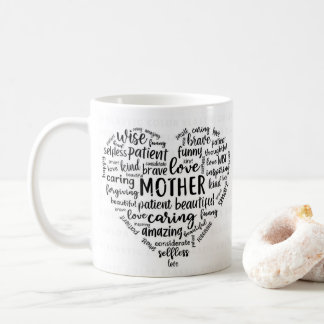 Taza de café de nube del mundo madre - Hermosa, ca