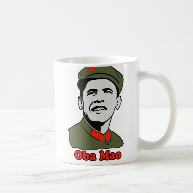 Taza de café de Obama Mao (Derecha)