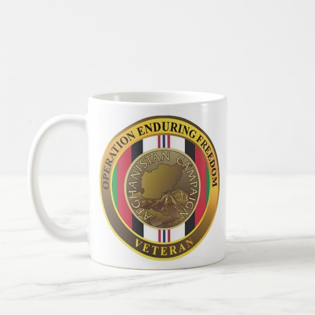 Taza de café de OEF (libertad que aguanta de (Izquierda)