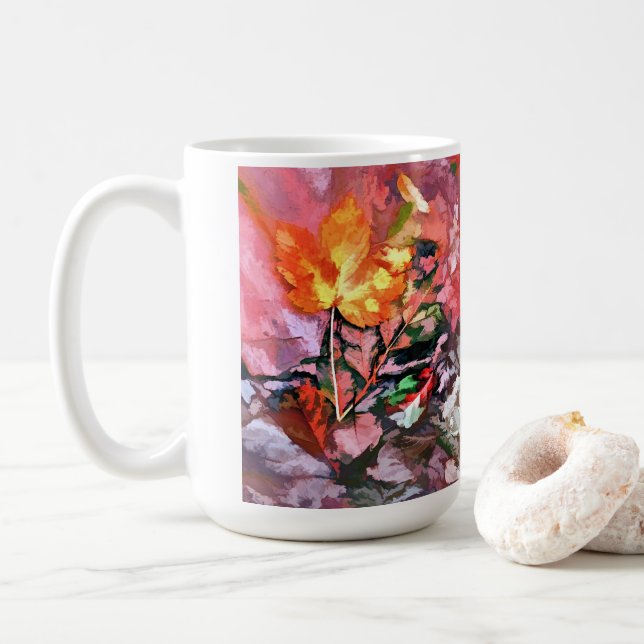 Taza de café de otoño (Con donut)