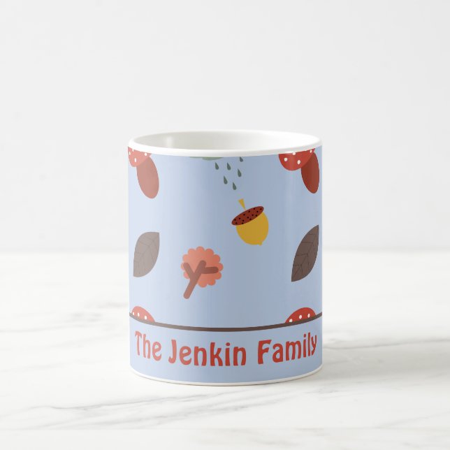 Taza de café de otoño personalizada (Centro)