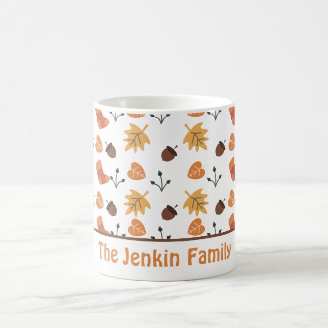 Taza de café de otoño personalizada (Centro)