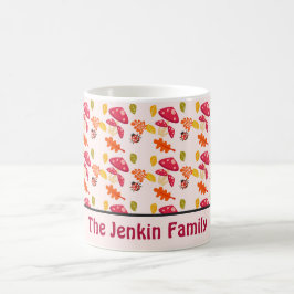 Taza de café de otoño personalizada