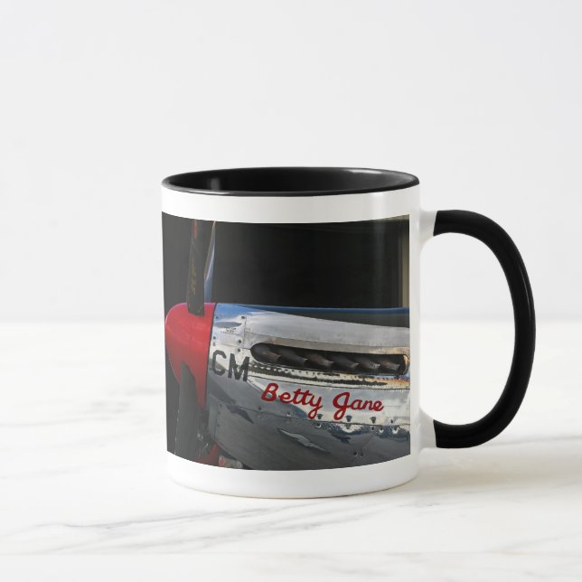 Taza de café de P-51 Betty Jane (Derecha)