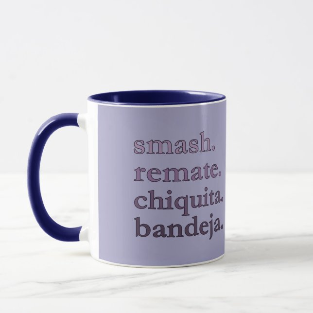 TAZA DE CAFÉ DE PADEL – VIBRAIONES DE PALABRAS - T (Izquierda)