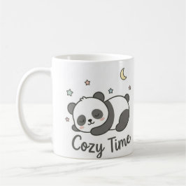 Taza de café de panda lindo y acogedor | Panda kaw