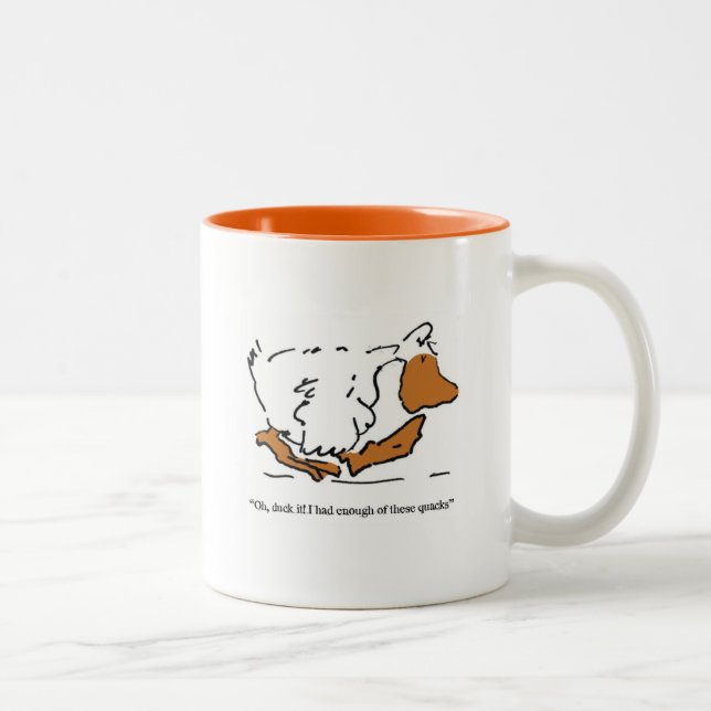 taza de café de pato personalizado (Derecha)
