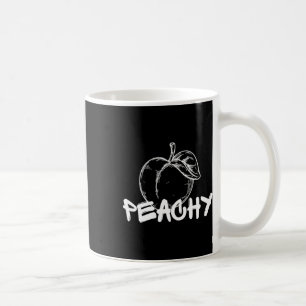 Taza De Café De Peachy Pure Bliss Pegatina