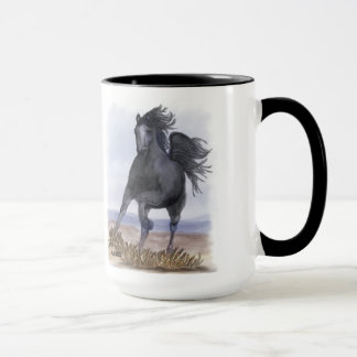 taza de café de peluca