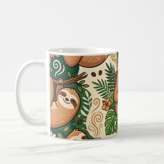 Taza de café de perezoso – Patrón de perezoso lind