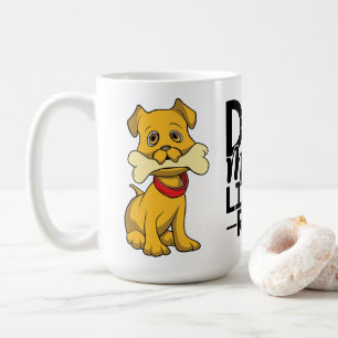 Taza De Café De Perro Divertido Regalo De Mamá Per
