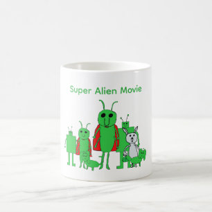 Taza De Café De Personaje Completo De Super Alien