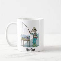 Taza de café de pescador