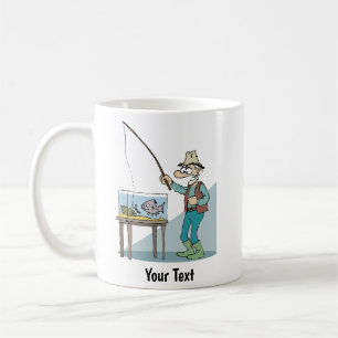 Taza de café de pescador