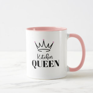 Taza de café de pickleball Kitchen Queen para muje