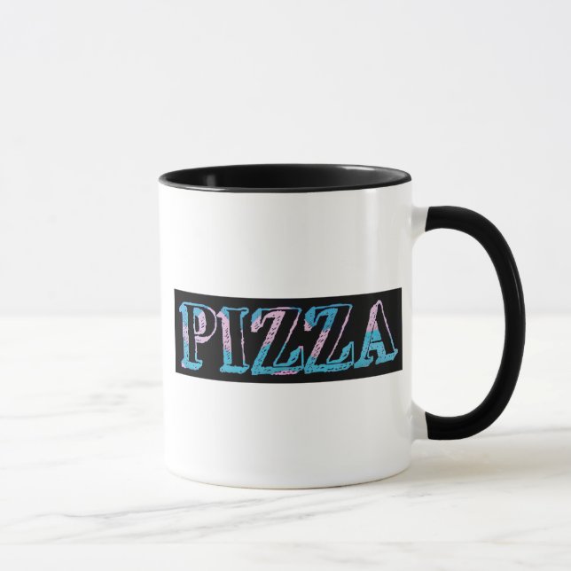 Taza de café de pizza (Derecha)