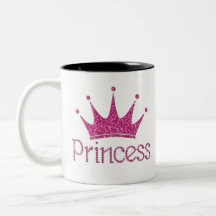 Taza de café de princesa Crown