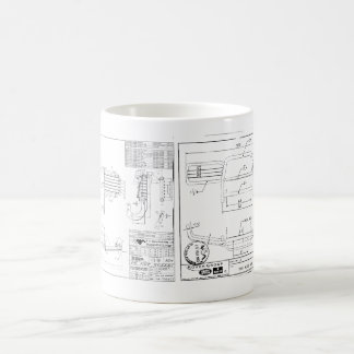 taza de café de protección de pincel fuera de carr