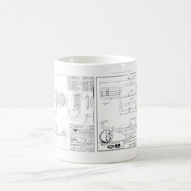 taza de café de protección de pincel fuera de carr (Centro)