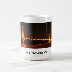 Taza de café de puente Golden Gate