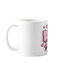 Taza de café de pulpo rosa lindo – adorable criatu