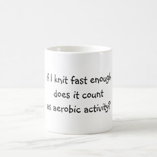 Taza De Café De punto rápidamente bastante