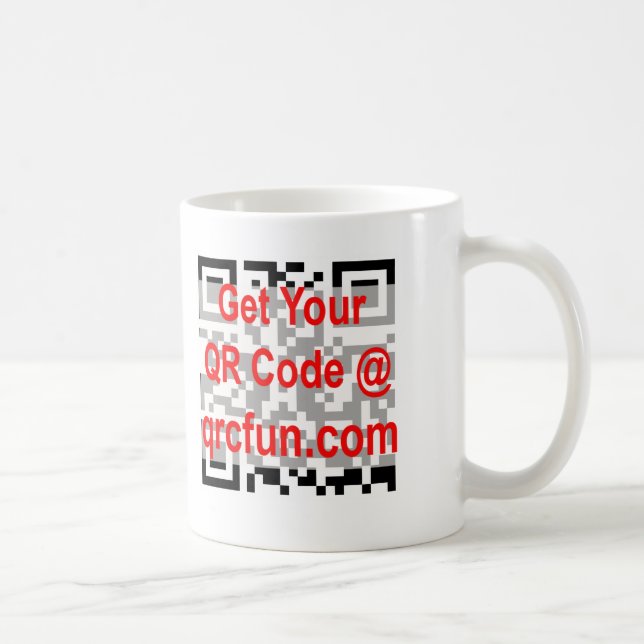 Taza de café de QRcode (Derecha)