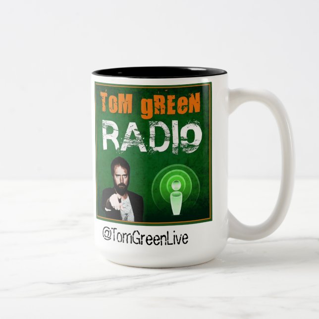 Taza de café de radio verde de Tom (Derecha)
