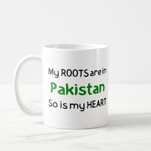 taza de café de raíces pakistán (Izquierda)