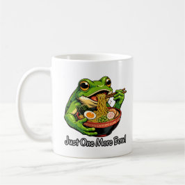 Taza De Café De Rana Adorable Comiendo Fideos