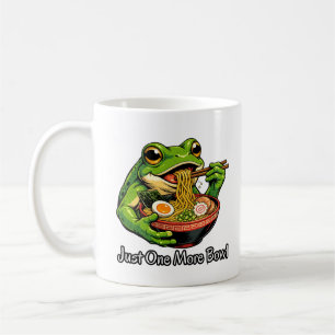 Taza De Café De Rana Adorable Comiendo Fideos